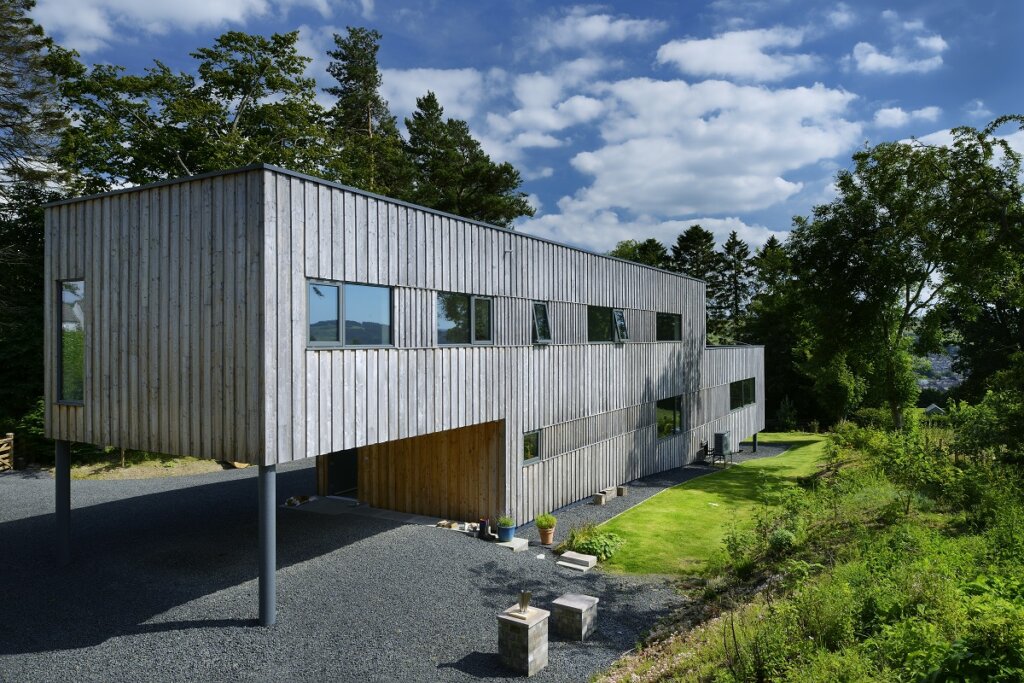 Scotlarch® board-on-board vertical timber cladding | Fergus Purdie Architect