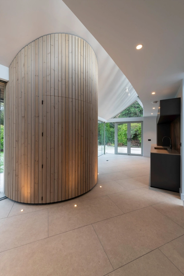 Pantry made of timber