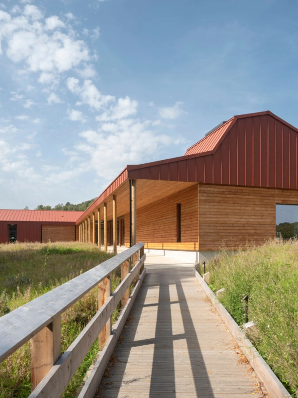 Scotlarch® Cladding on the Dundreggan Rewilding Centre by Threesixty Architecture