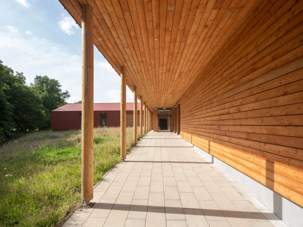 Scotlarch® Cladding on the Dundreggan Rewilding Centre by Threesixty Architecture