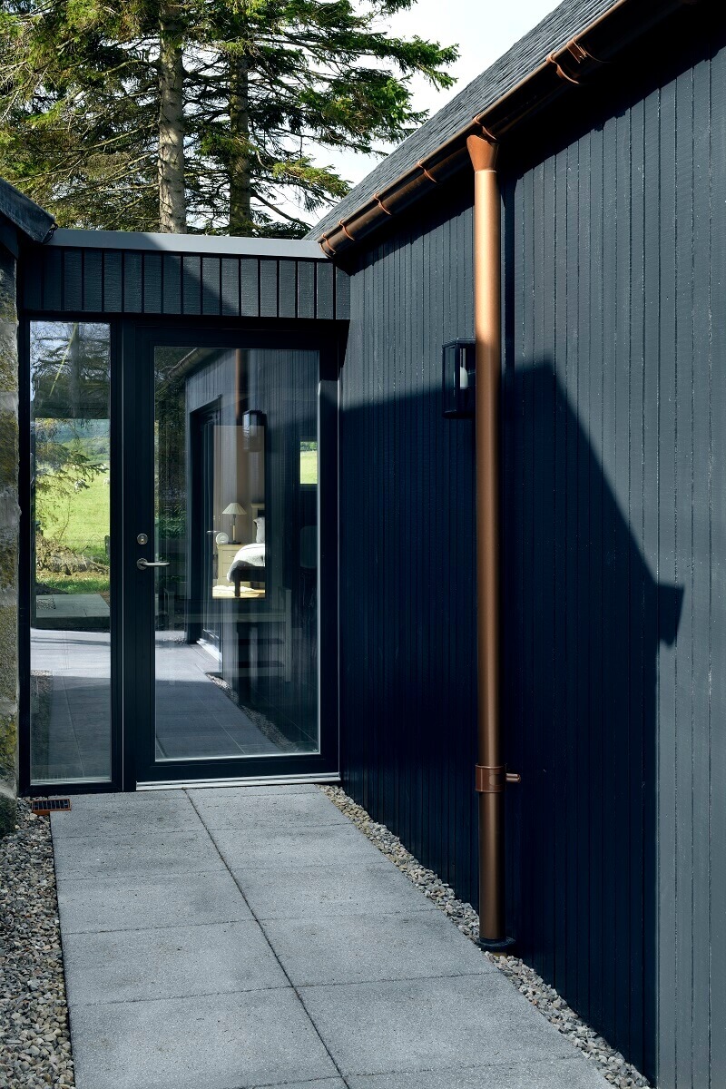 Thermopine® Cladding coated black | Loader Monteith Architects