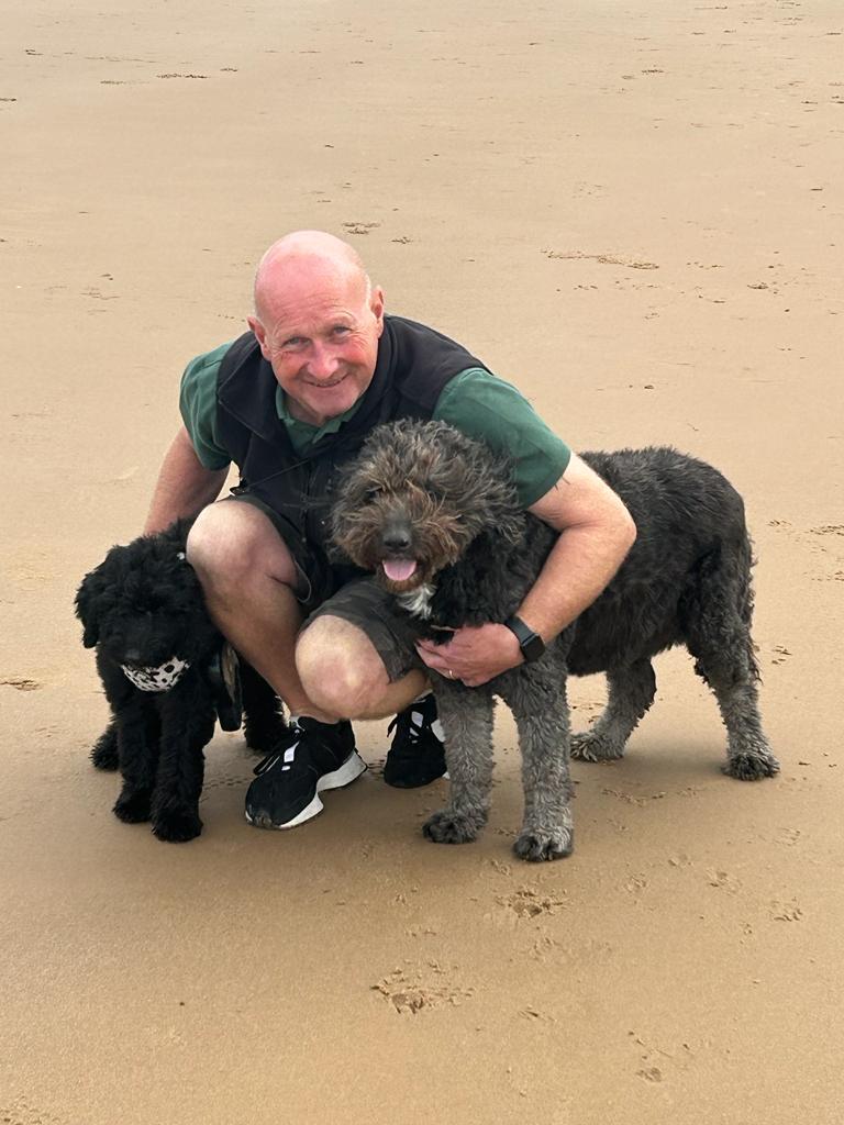 Frankie, Mollie and Andy at Cullen Beach