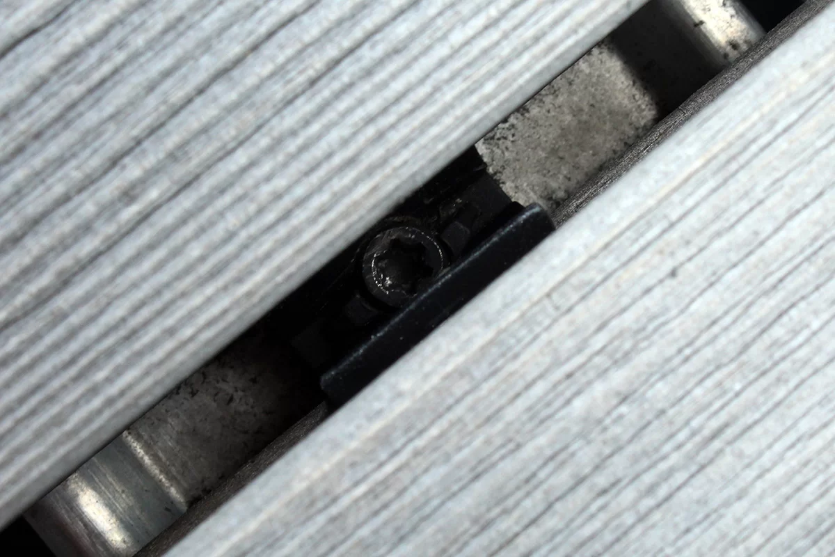 SenoFix® used to install two decking boards