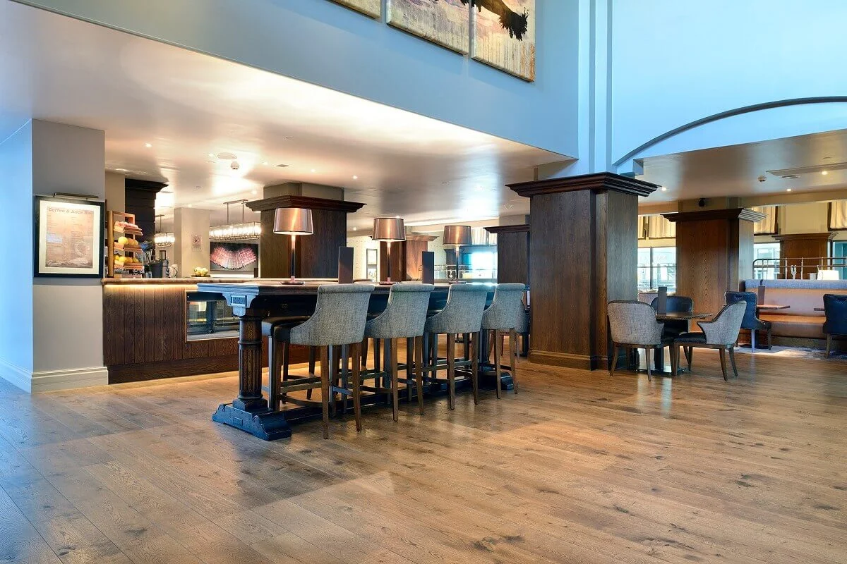Russwood European Oak Flooring in Cask in the Fairmont Hotel.