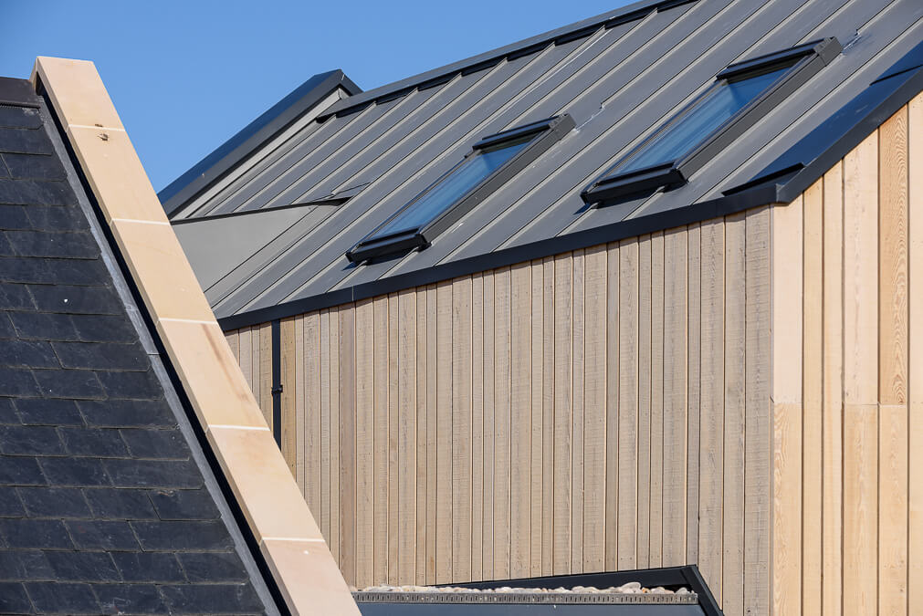 SILA Select® Cladding (mixed widths) factory coated with SiOO:X | DS Architecture | Aurora Imaging
