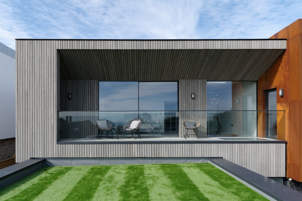 SILA Select® factory coated with SiOO:X Mid Grey, fixed with L-GoFix® screws | Richard Gooding Photography