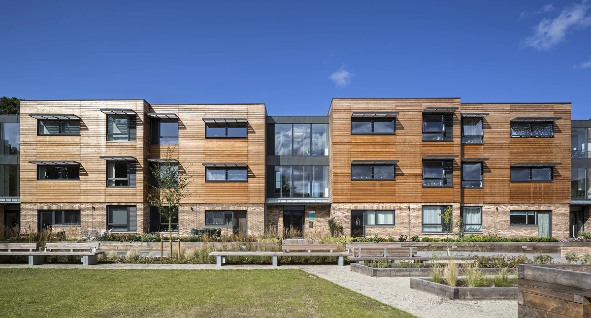 SILA Select® Siberian Larch Cladding in profile RW014 | Icosis Architects | Keith Hunter Photography