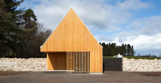 SILA Select® 47mm x 25mm skimmed face.Timber fins in SILA A/B® 150mm x 50mm