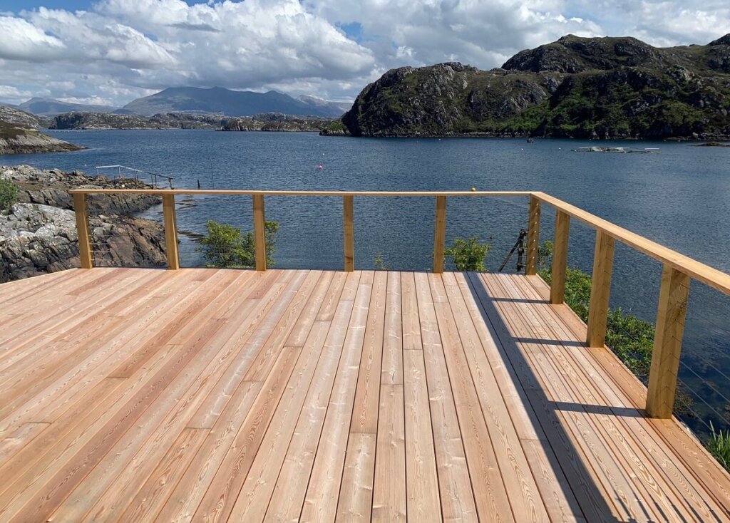 Siberian Larch Decking Russwood FSC Sustainble Timber Products