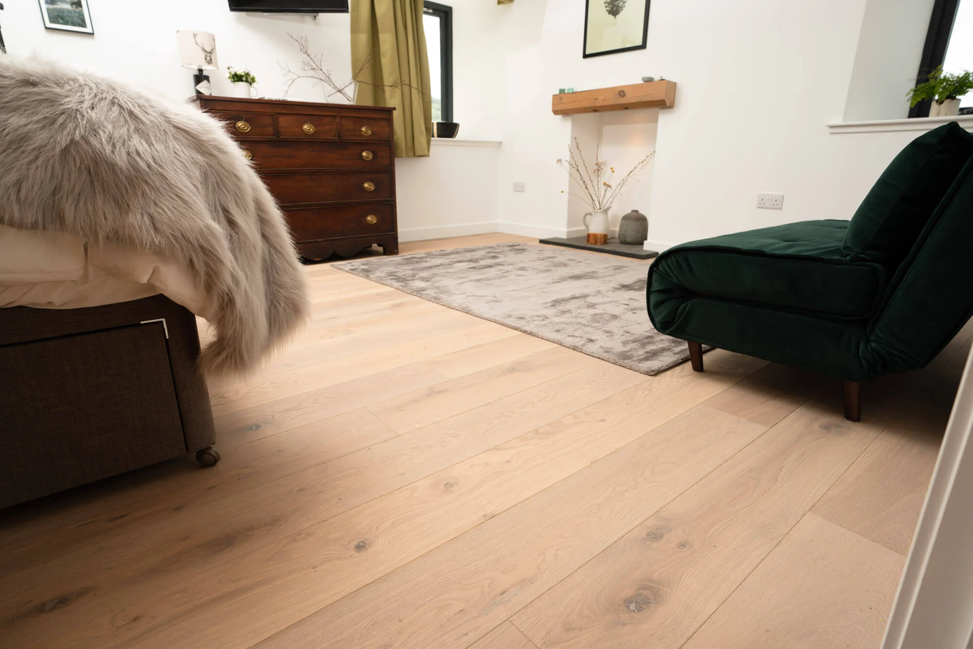 Russwood European Oak Flooring in Silk in the Pityoulish Steading