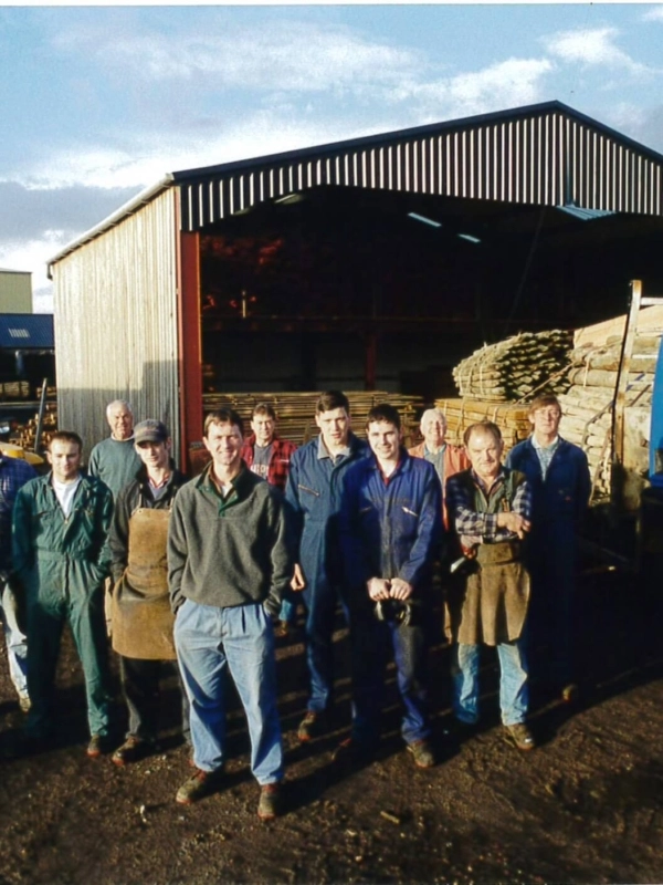 The Russwood yard back in the late 90's