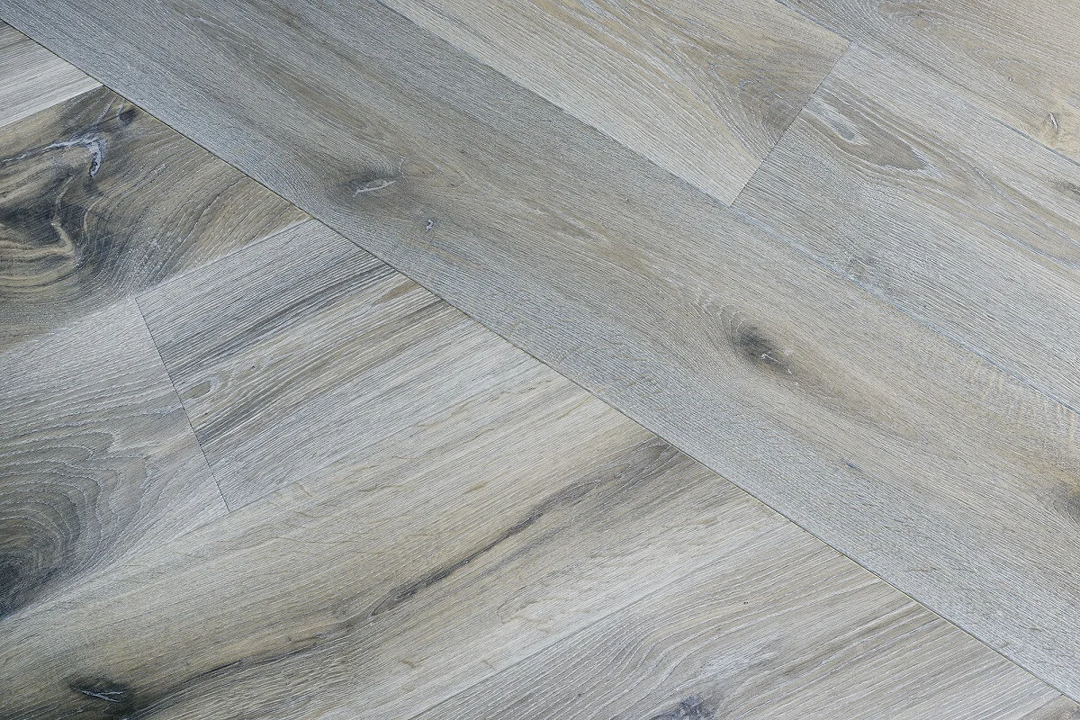 A close-up image of Russwood European Oak Flooring in Heather.