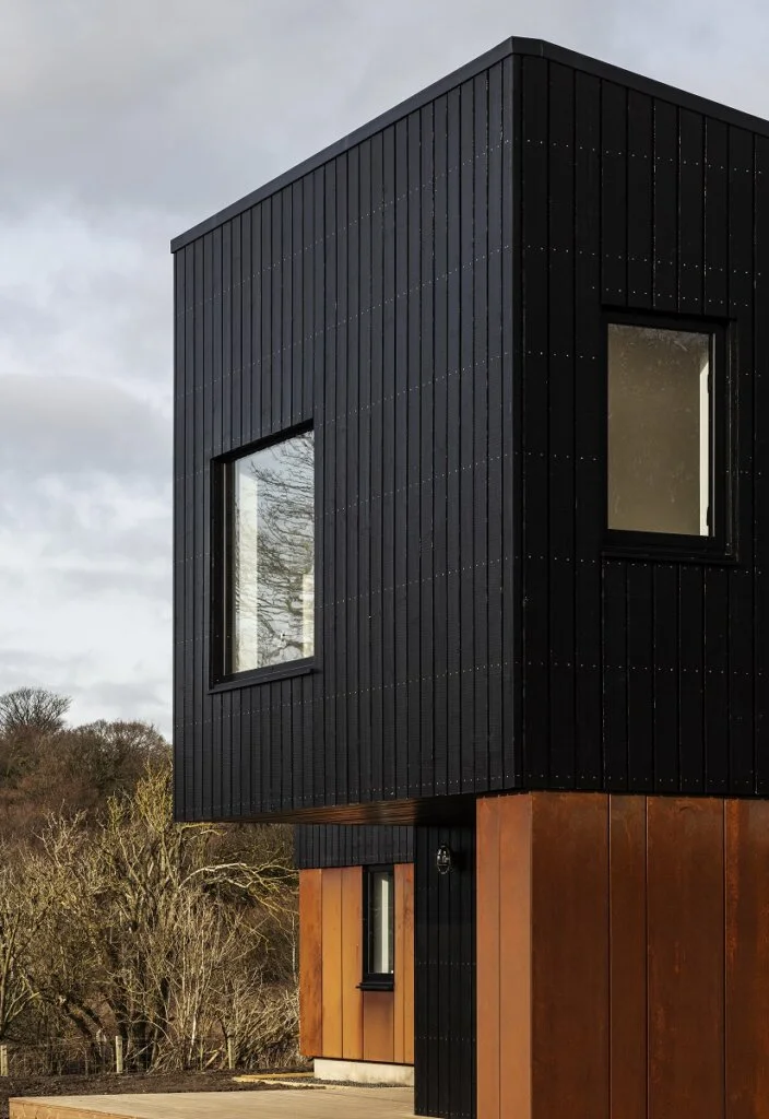 Thermopine® Cladding factory coated with Teknos® paint system by Fife Architects