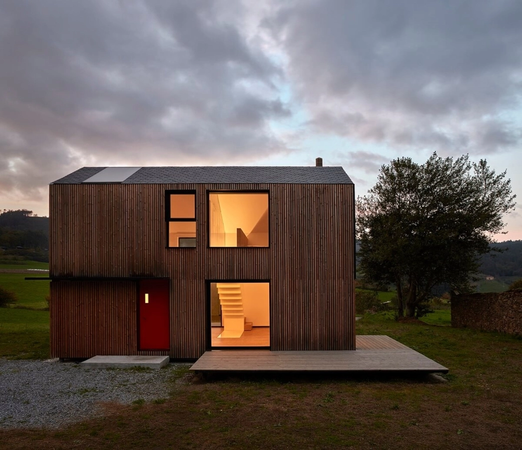 Lunawood Thermowood Battens on the Casa Montana Spain