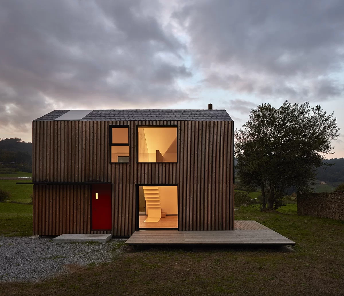 Lunawood Thermowood Battens on the Casa Montana Spain