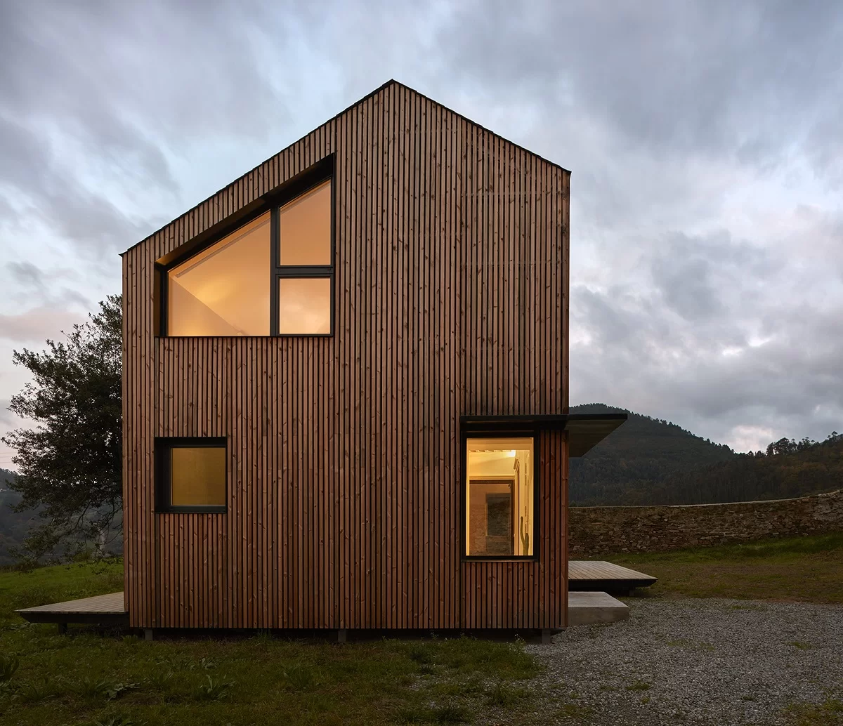 Lunawood Thermowood Battens on the Casa Montana Spain