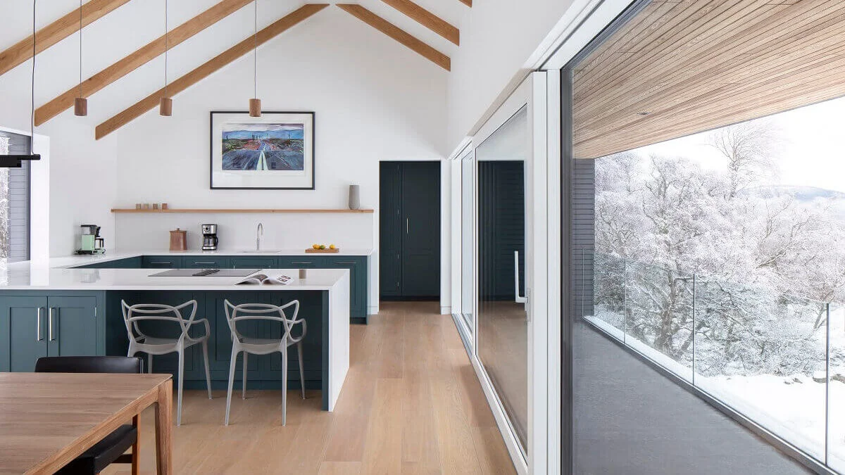 Russwood European Oak Flooring in Oat in the Lower Tullochgrue project.