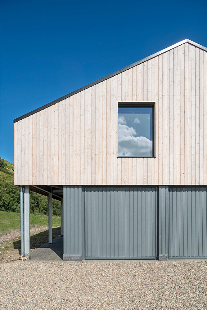 Scotlarch® Cladding factory coated with SiOO:X | Line Architecture