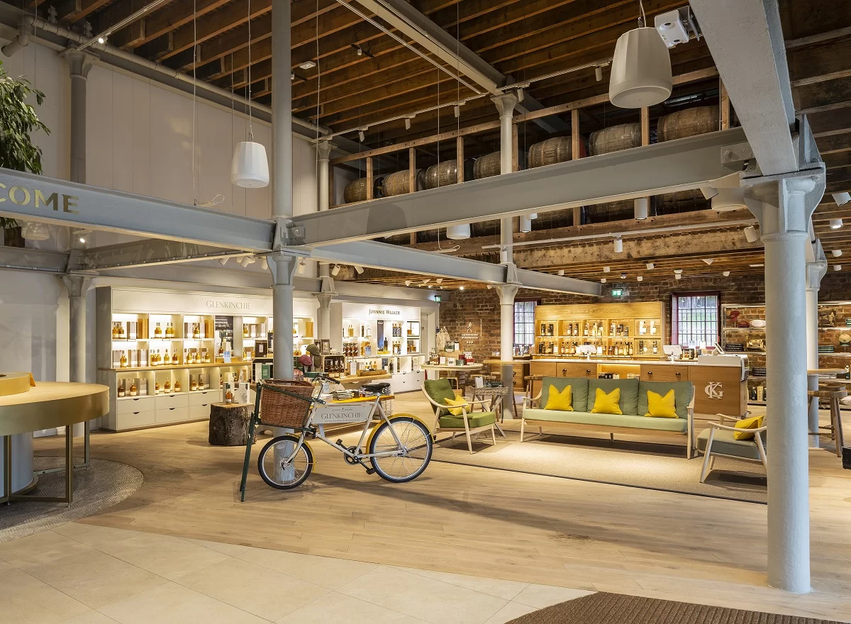 Russwood European Oak Flooring in Silk in the Glenkinchie Distillery project designed by Michael Laird Architects.