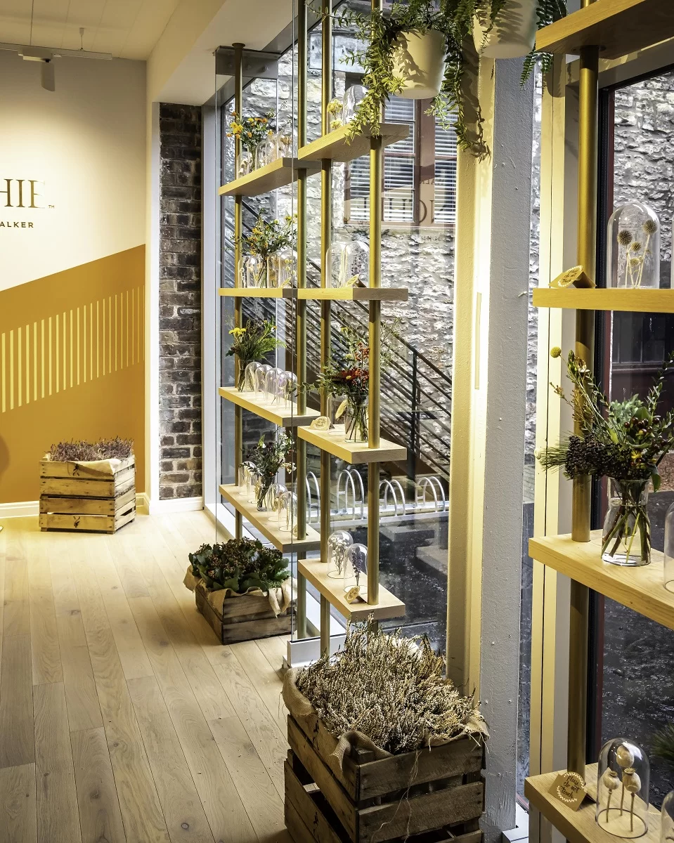 Russwood European Oak Flooring in Silk in the Glenkinchie Distillery project designed by Michael Laird Architects.