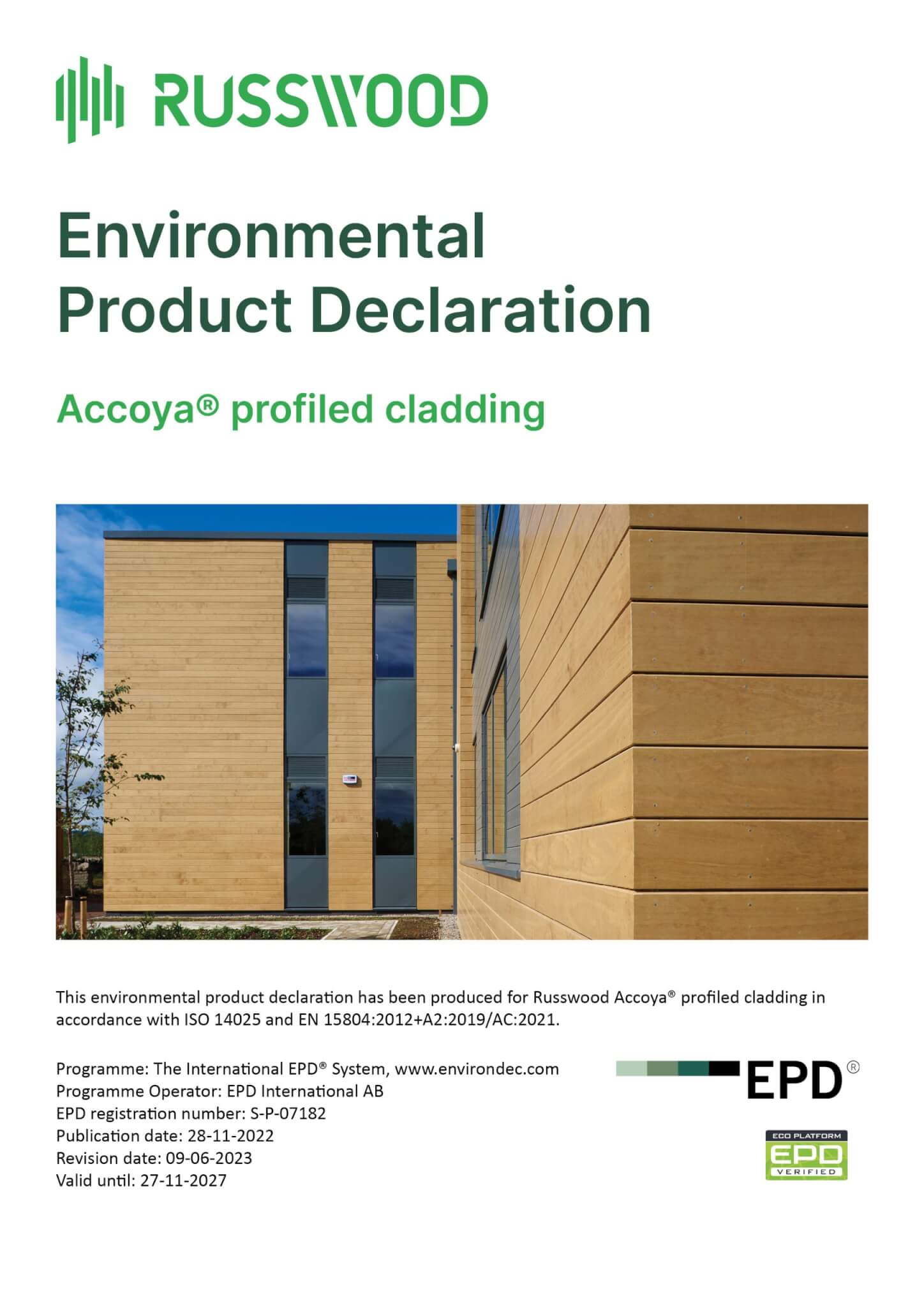 Accoya&reg; cladding