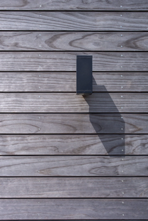 Close up of Thermopine® Clear cladding in a grey colour from the SiOOX coating