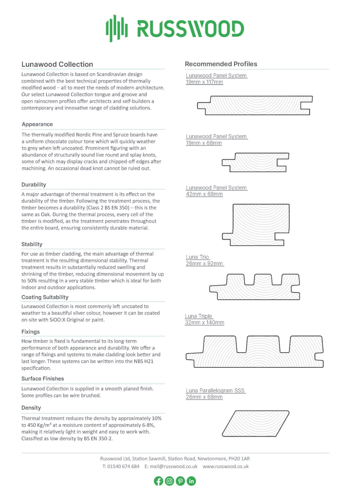Lunawood Factsheet