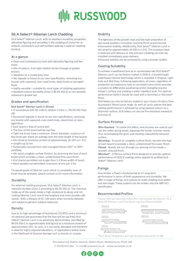 SILA Select® Factsheet