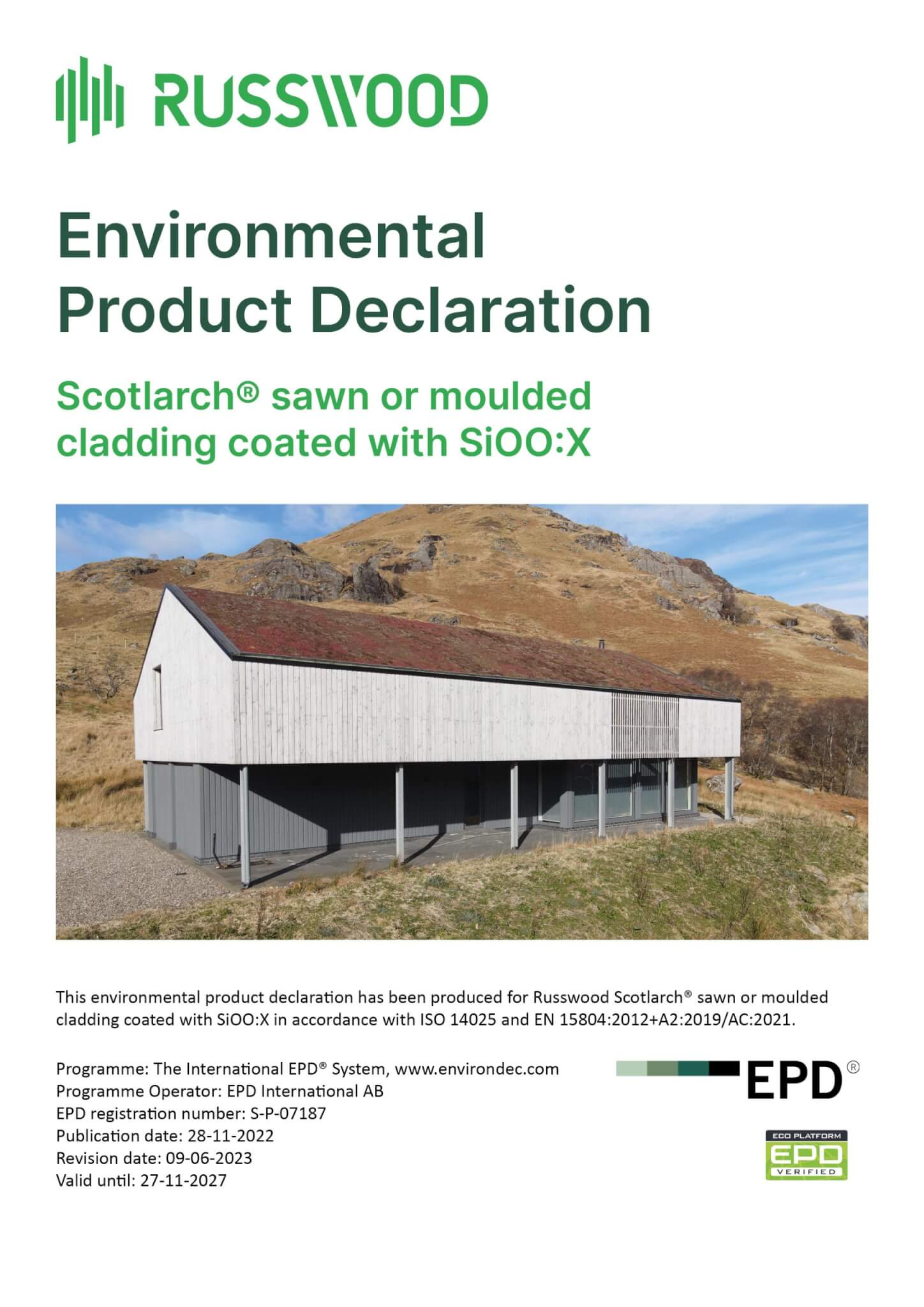 Scotlarch&reg; cladding coated with SiOO:X