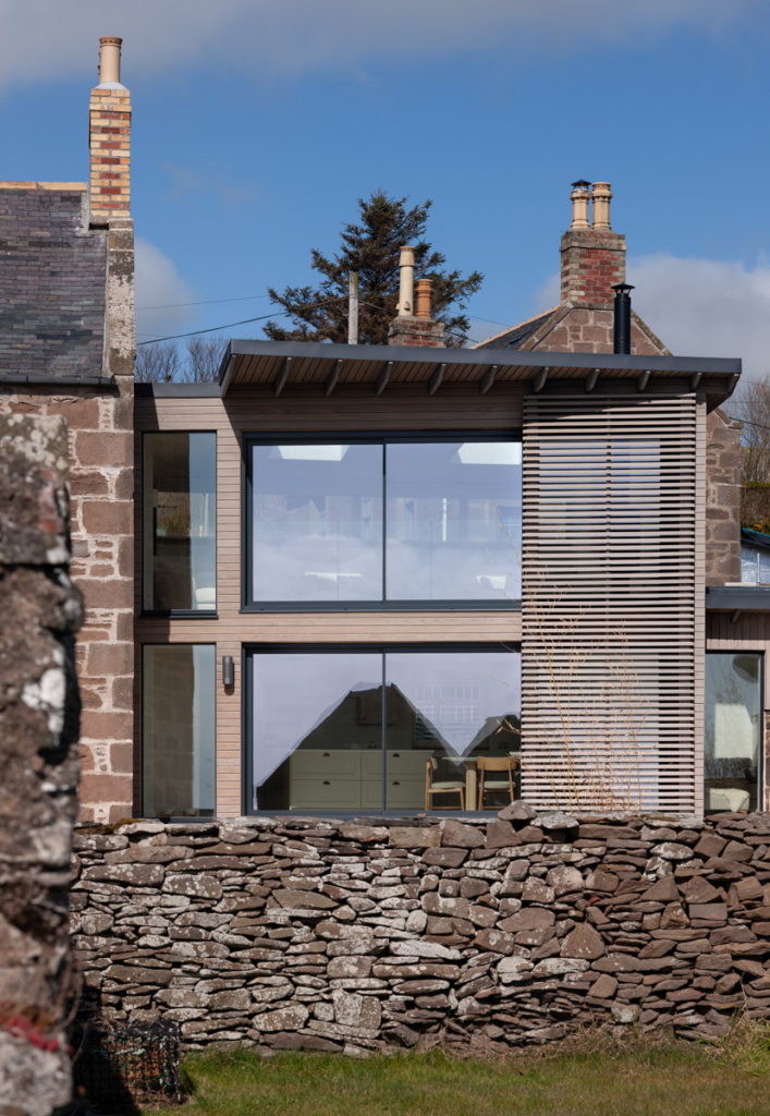 Johnshaven project with Imbue™ with a SiOO:X Mid Grey coating designed by Annie Kenyon Architects and photography by David Barbour Photography