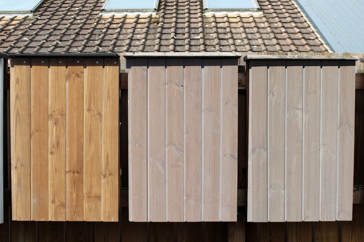 Thermopine® With SiOO:X Original, Light Grey & Mid Grey just applied