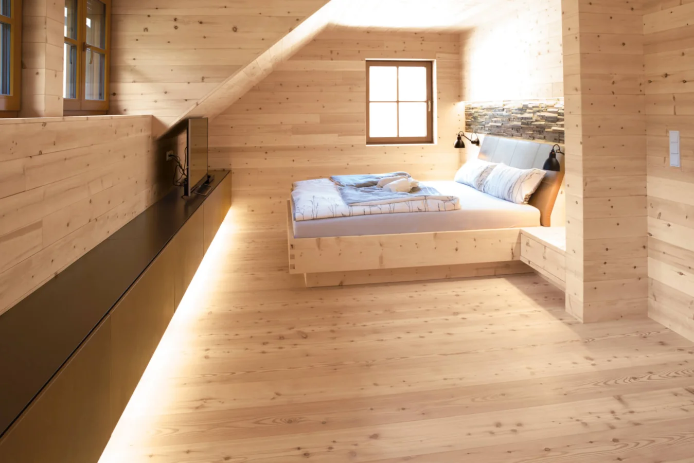 European Mountain Larch Flooring | Soft White