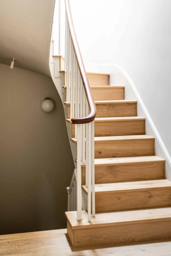 Russwood European Oak Flooring in Oat in the Wood Lane project designed by Archer and Braun.
