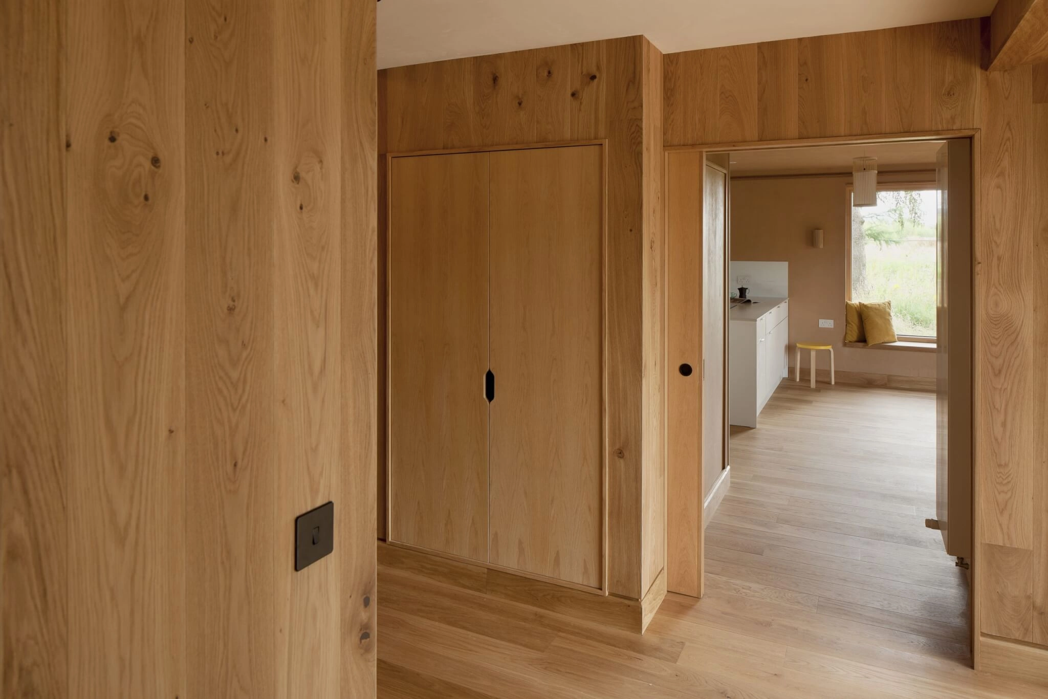 Russwood European Oak Flooring in Sand in The Seed Project by Kirsty Maguire Architects.