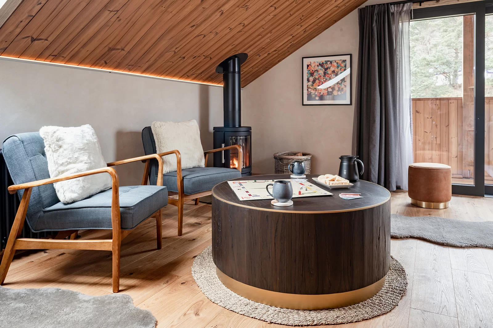 Luna Panel System on Pine Bank Chalets, Aviemore