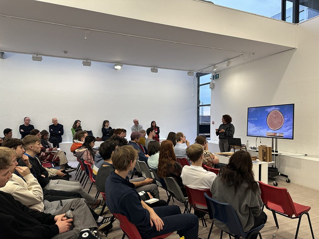 Roxana delivering a CPD to the Glasgow School of Art