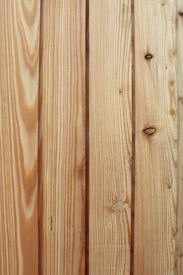Architect Select® larch cladding in RW082 profile with Microtex® surface finish