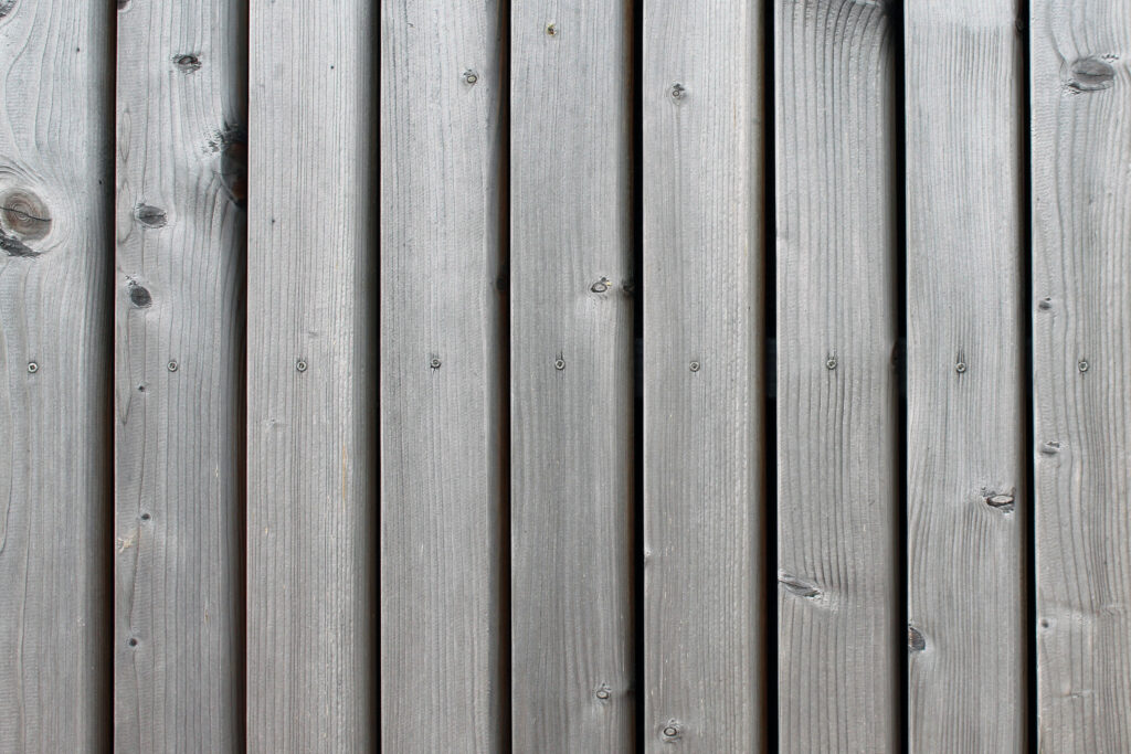 Weathered Architect Select® larch cladding in RW014