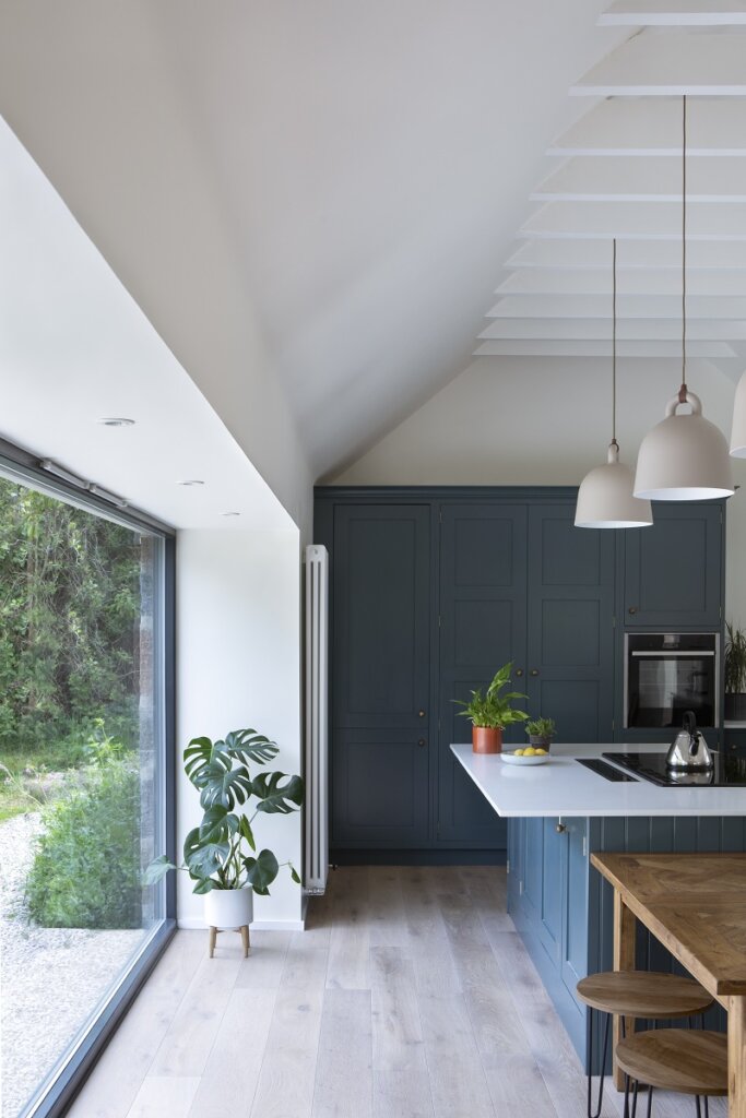 Smoked oak flooring in heather