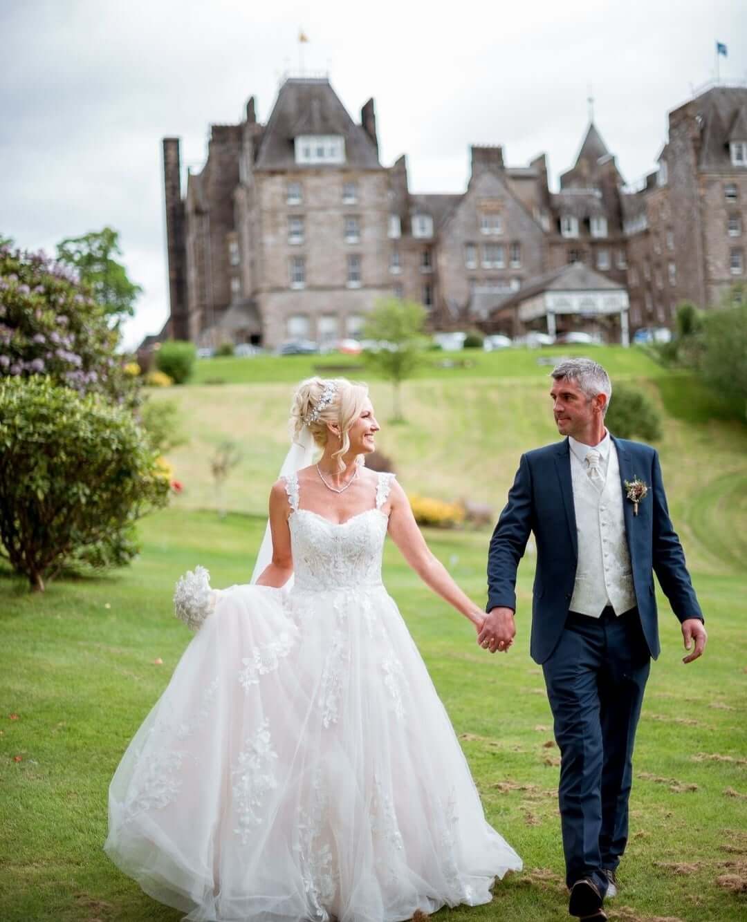 Sean and Heather Flatley on their wedding day 
