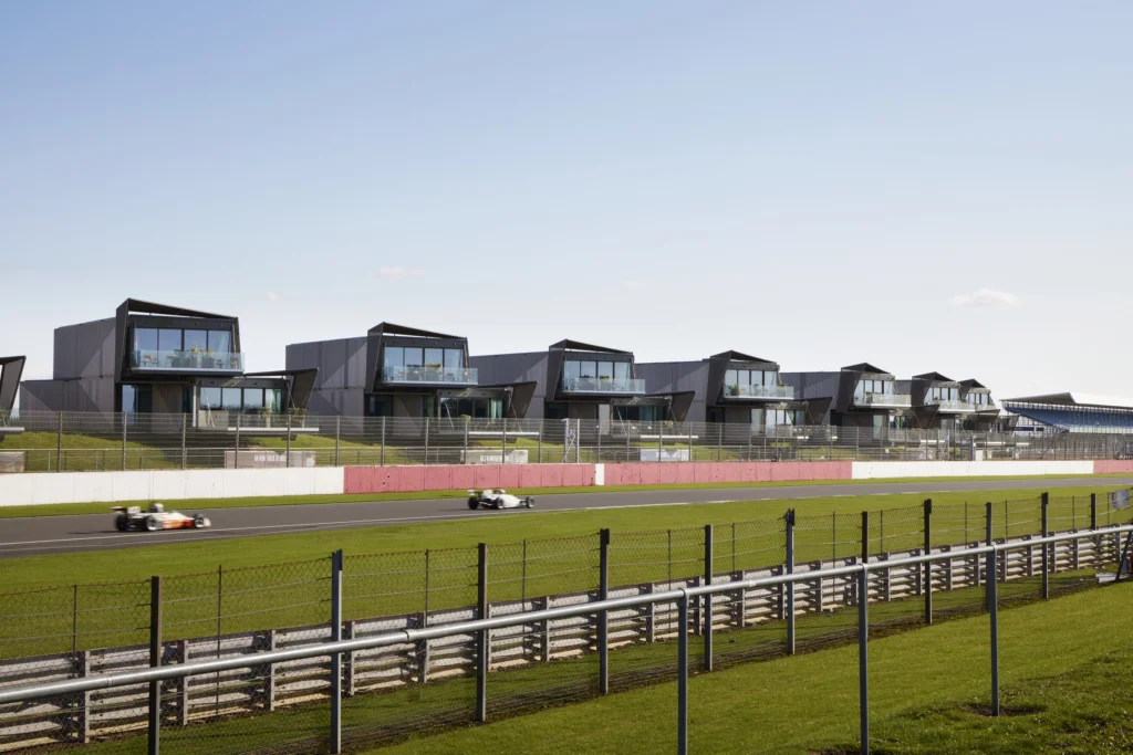 Escapade silverstone from track view