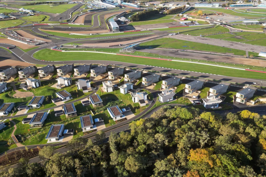 Birdseye view of Silverstone