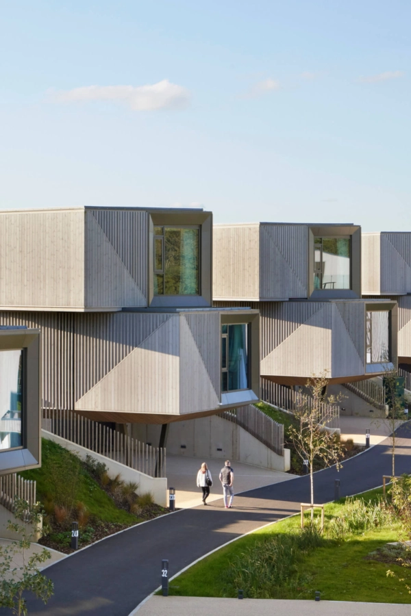 Portrait visual of Escapade Silverstones stunning trackside residencies.