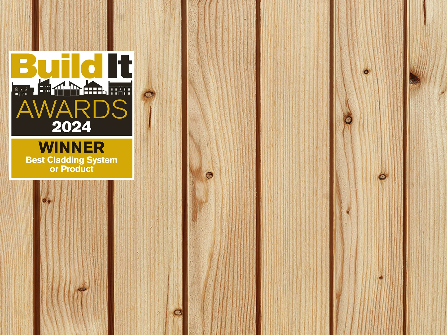 Architect Select® Larch wins Best Cladding Product!