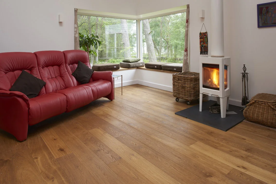 Russwood European Oak Flooring in Caramel in the Dall Mill project.