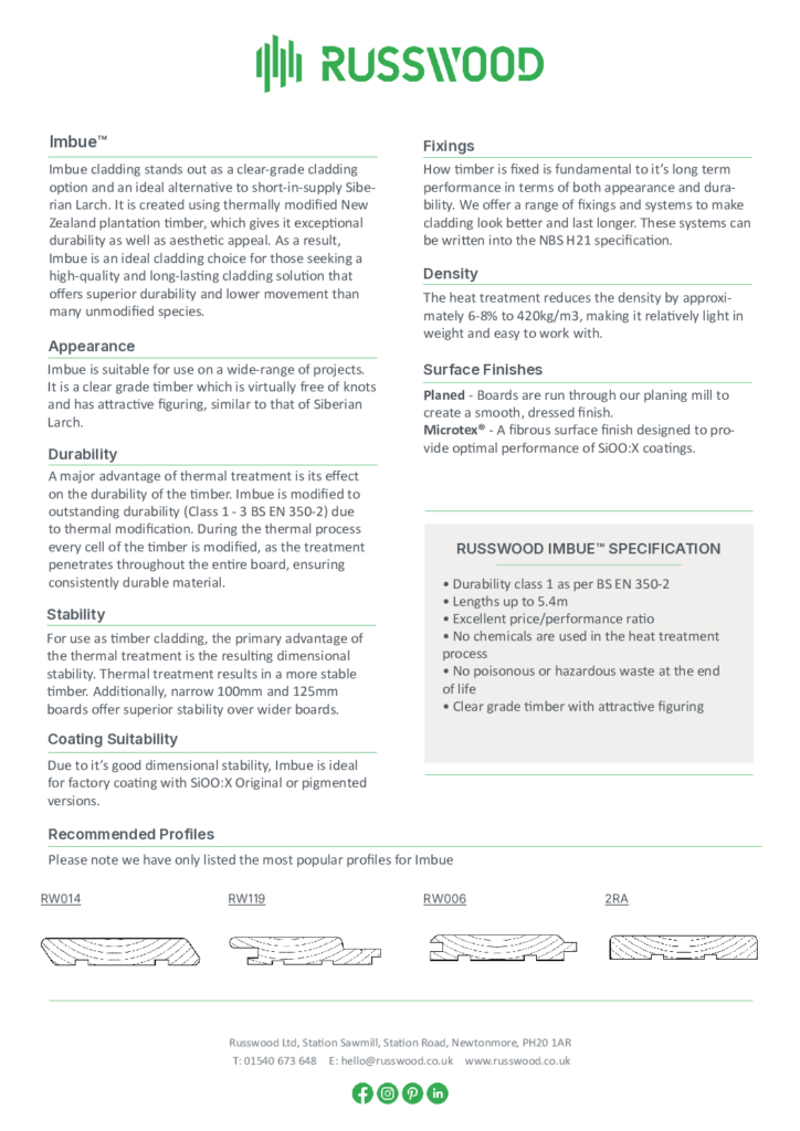 Imbue™ Factsheet