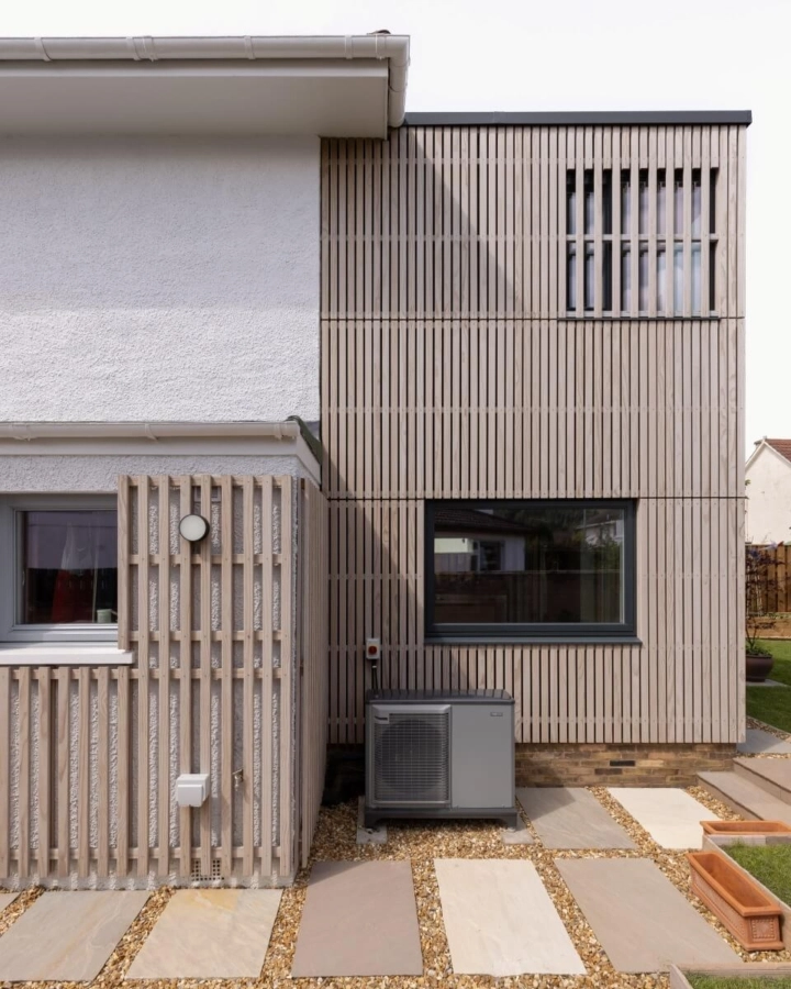 Thermopine® Clear with a SiOO:X Light Grey coating on the Bonaly project.