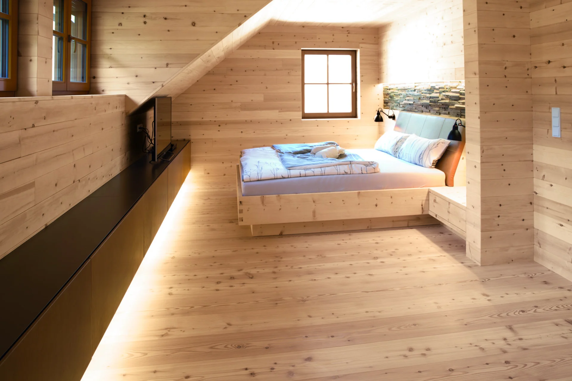 European Mountain Larch Flooring | Soft White