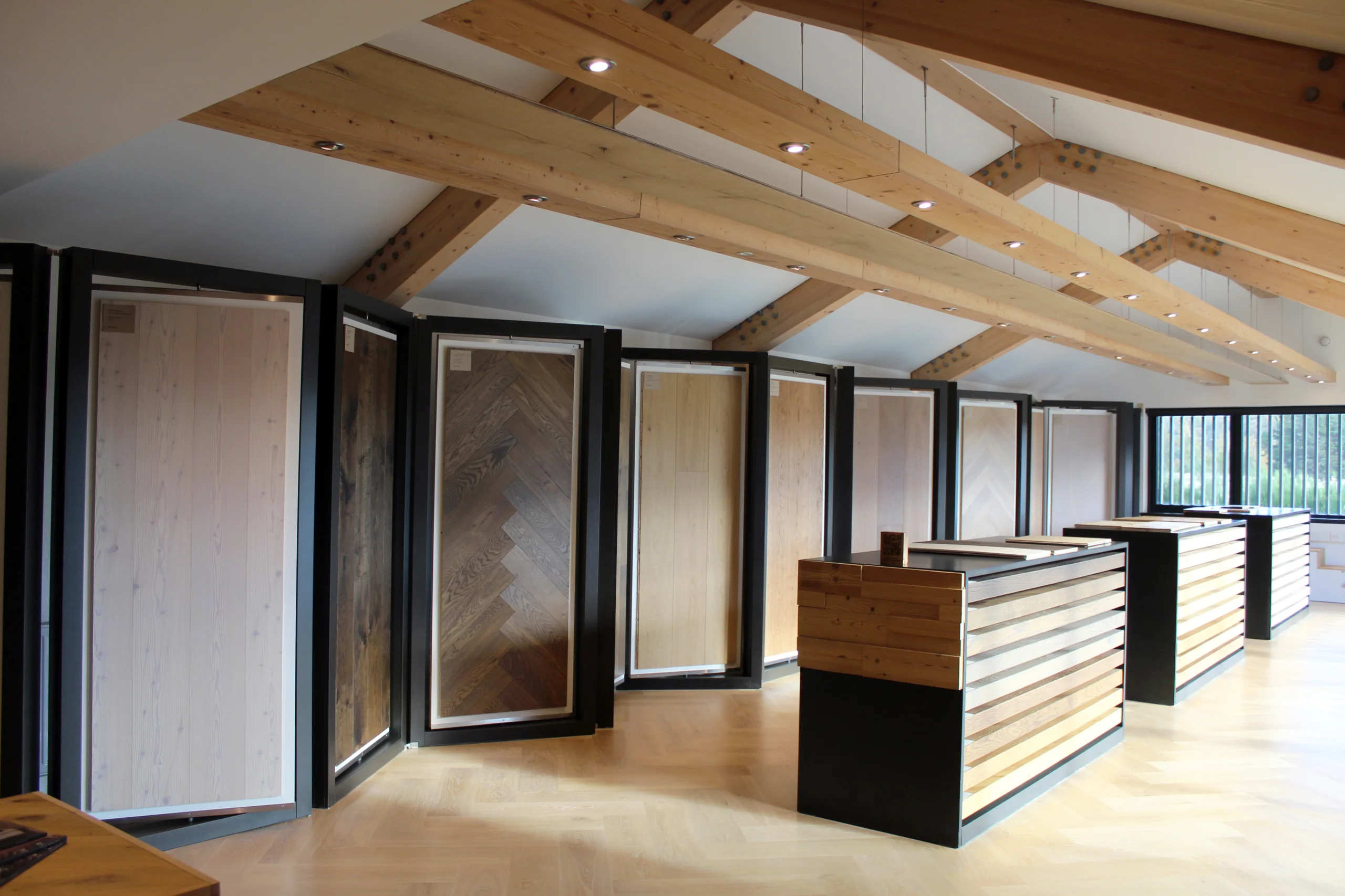 Russwood's Flooring Showroom at our Newtonmore office.