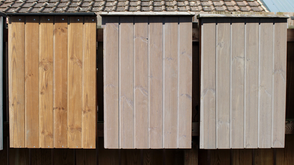 Thermopine® With SiOO:X Original, Light Grey & Mid Grey just applied